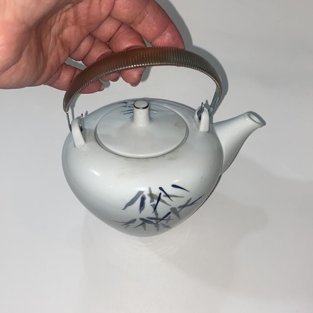 VTG Noritake Nippon Toki Kaisha Japan 2133 Hand Painted Porcelain Tea Pot